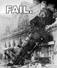 Train Wreck Fail from Wikipedia's Fail page